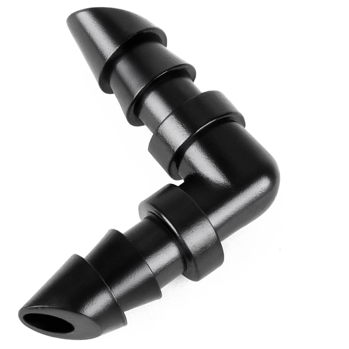 Copadri 60-piece 1/4-inch drip elbow kit for durable garden connections.