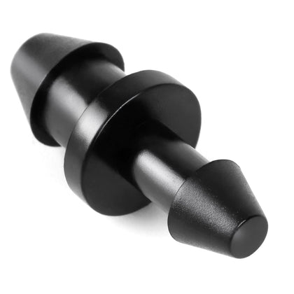 Copadri barbed end cap close-up for 1/4 inch tubing with secure leak-free fit