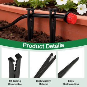 Copadri durable plastic stake designed for reliable irrigation in garden.