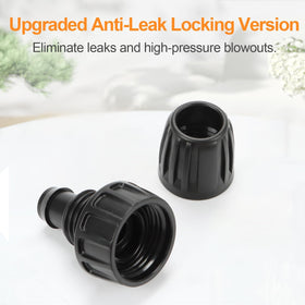 Copadri faucet connection demonstrating 3/4 inch FHT compatibility