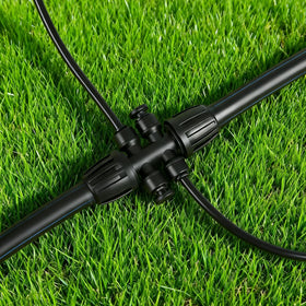 Copadri micro sprinkler layout using 1/4-inch plugs for precise watering.