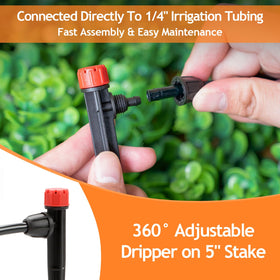 Copadri micro sprinkler compatibility supports drip or misting layouts.