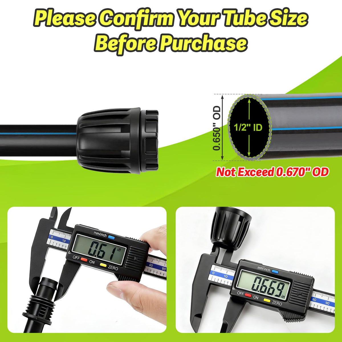 Copadri tapered barbed end connector simplifies installation