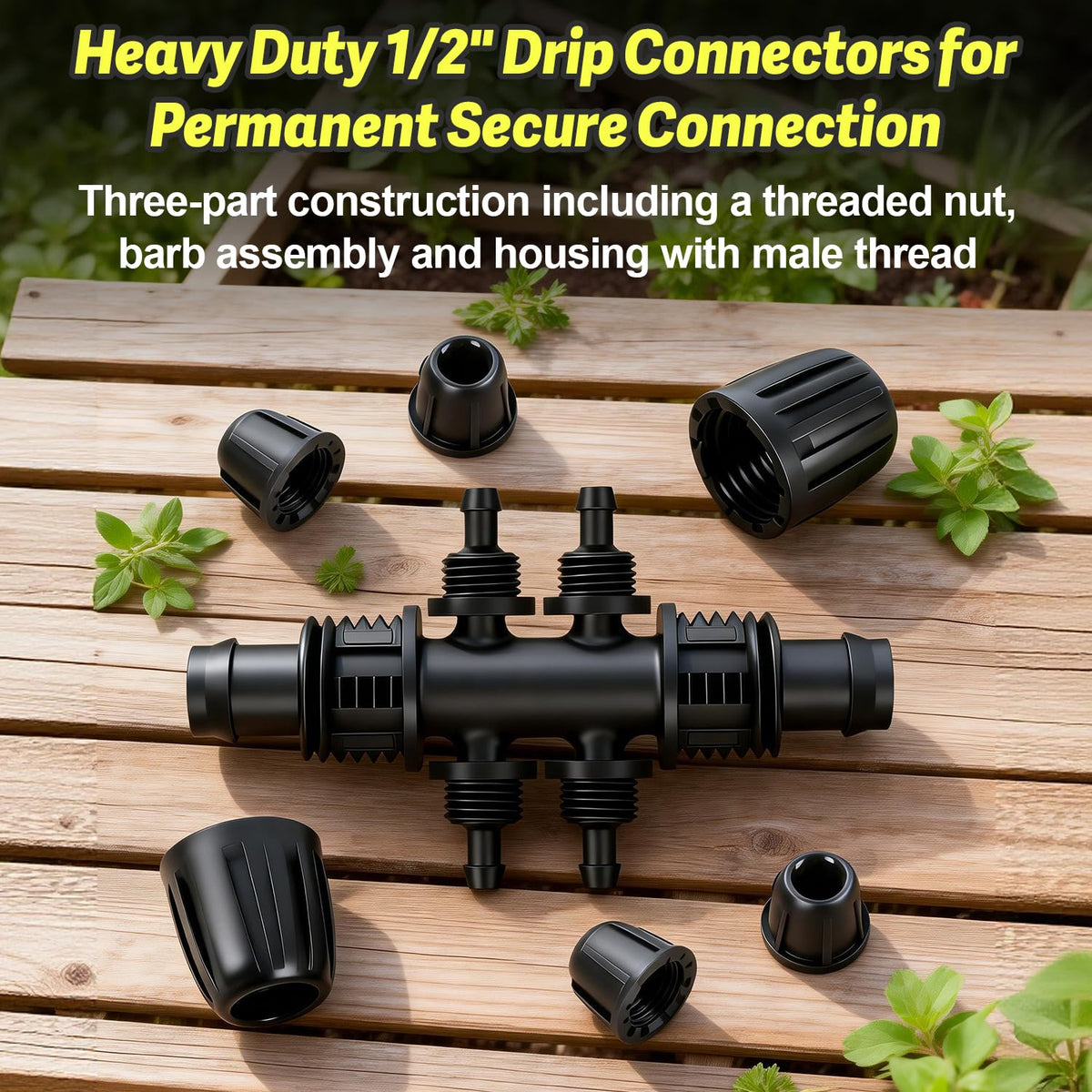 Copadri tapered ends connector facilitates quick installation