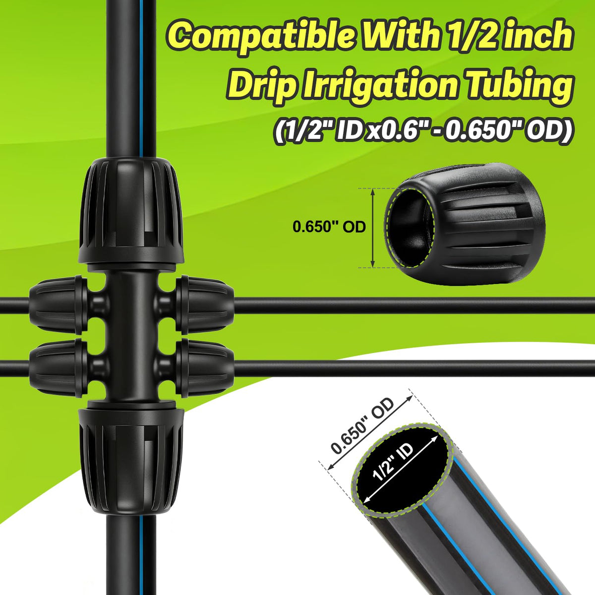 Copadri UV durable irrigation fittings designed for long outdoor use