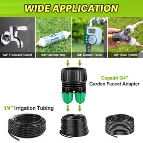 UV-resistant Copadri components withstand sun and weather outdoors.