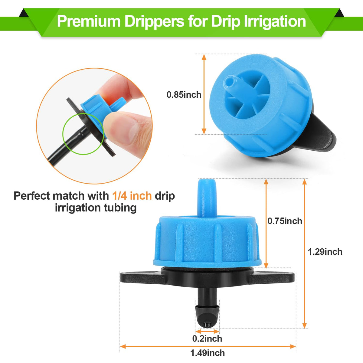 Copadri UV-stabilized emitter material promises long outdoor life.