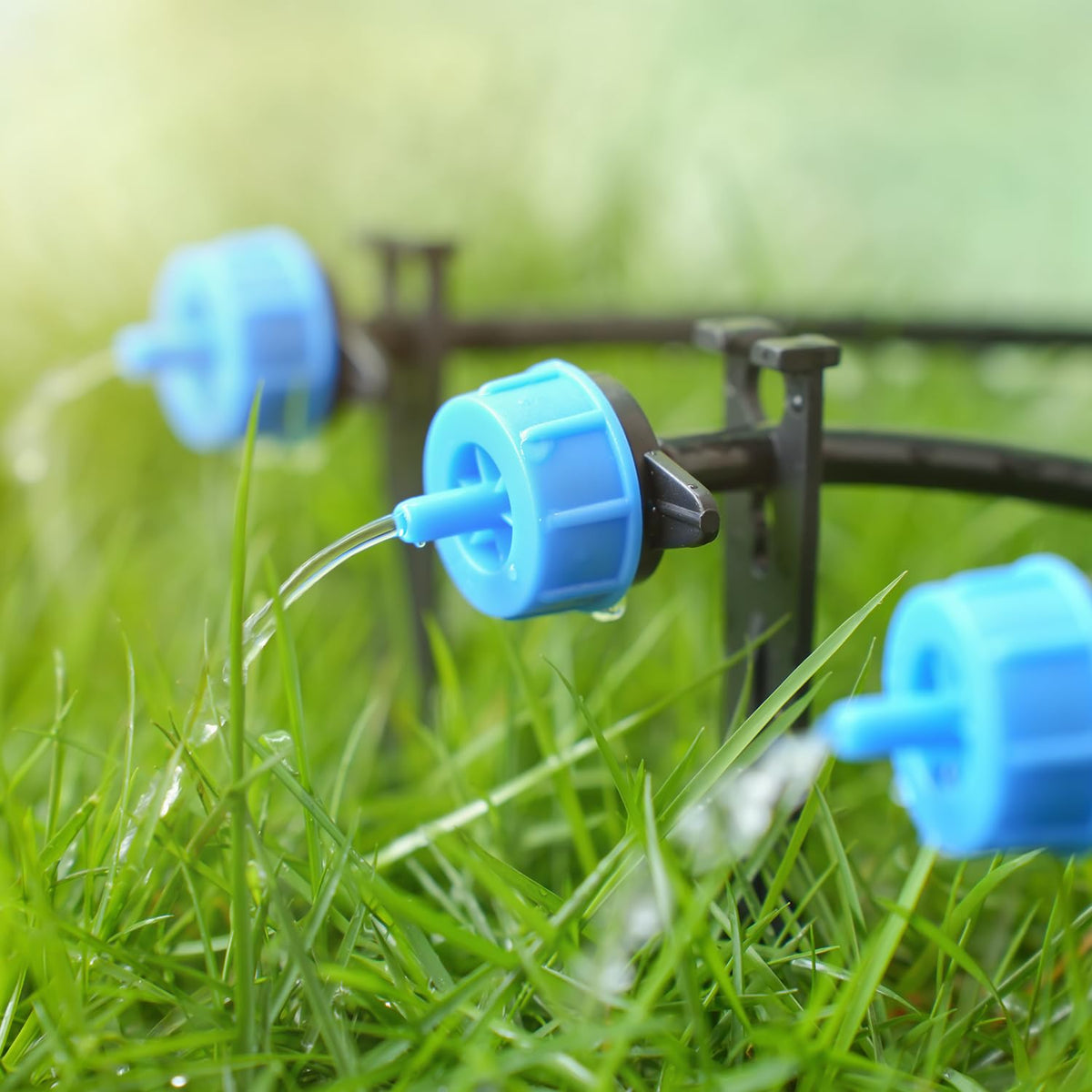 Copadri emitters suit planters, hanging baskets, shrubs, and small trees.