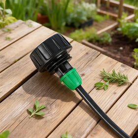 Copadri wide-applications drip irrigation setup suitable for raised beds, greenhouses, and lawns.