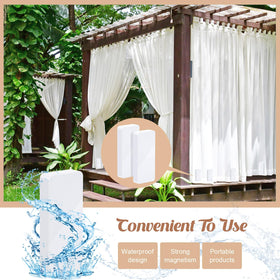 Durable magnet material designed to withstand sun and wind for outdoor use.