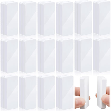 Copkim 32-pack outdoor curtain weights in white keep curtains steady against wind.