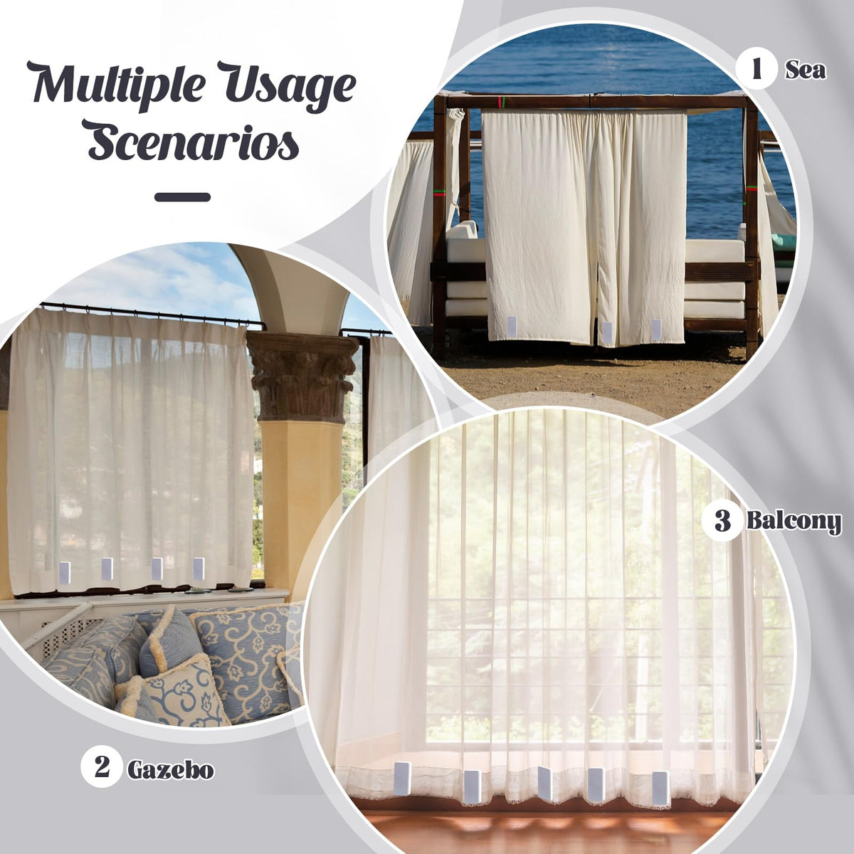 Copkim no sew solution for securing tablecloths and fabrics.