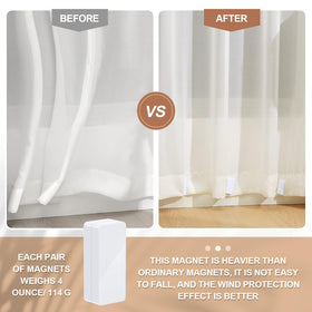 Copkim tablecloth-stabilizing magnets prevent gusts on tablecloths.