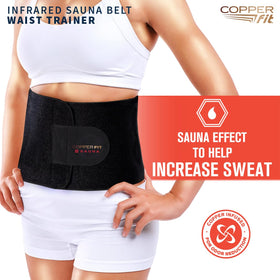 Copper Fit belt uses copper-infused fabric to help reduce odor during wear.