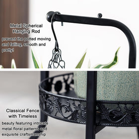COPREE space-saving hanging-design keeps corners organized and stylish on balconies.
