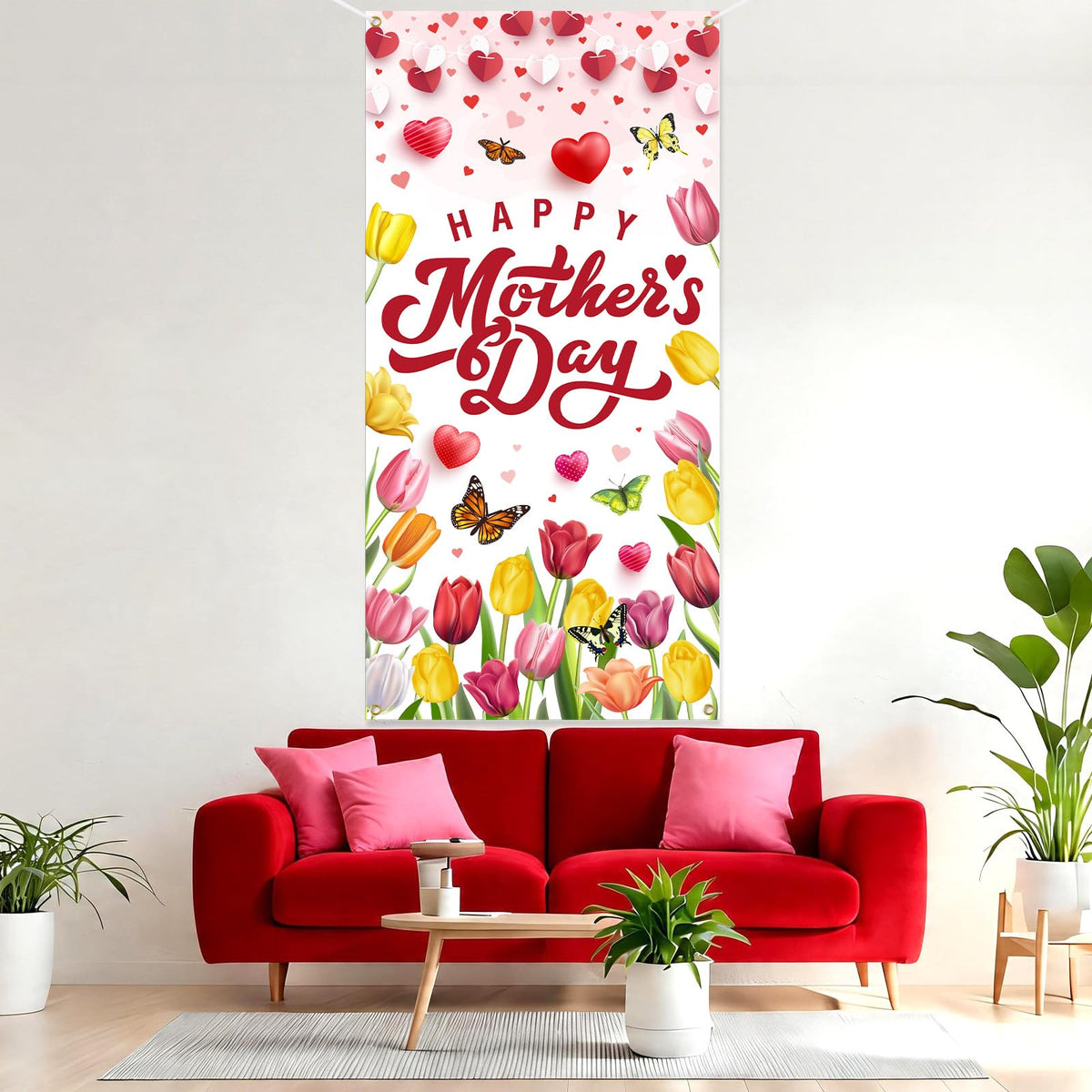 CoquetteBow012 indoor-outdoor decor banner ideal for living rooms, patios, and parties.