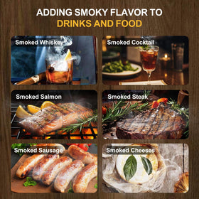 Cor cordium mesquite wood chips for smoking, bold smoky profile.