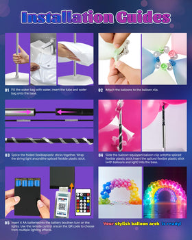 CORALMEE complete kit includes clips, pump, LED strip, and more
