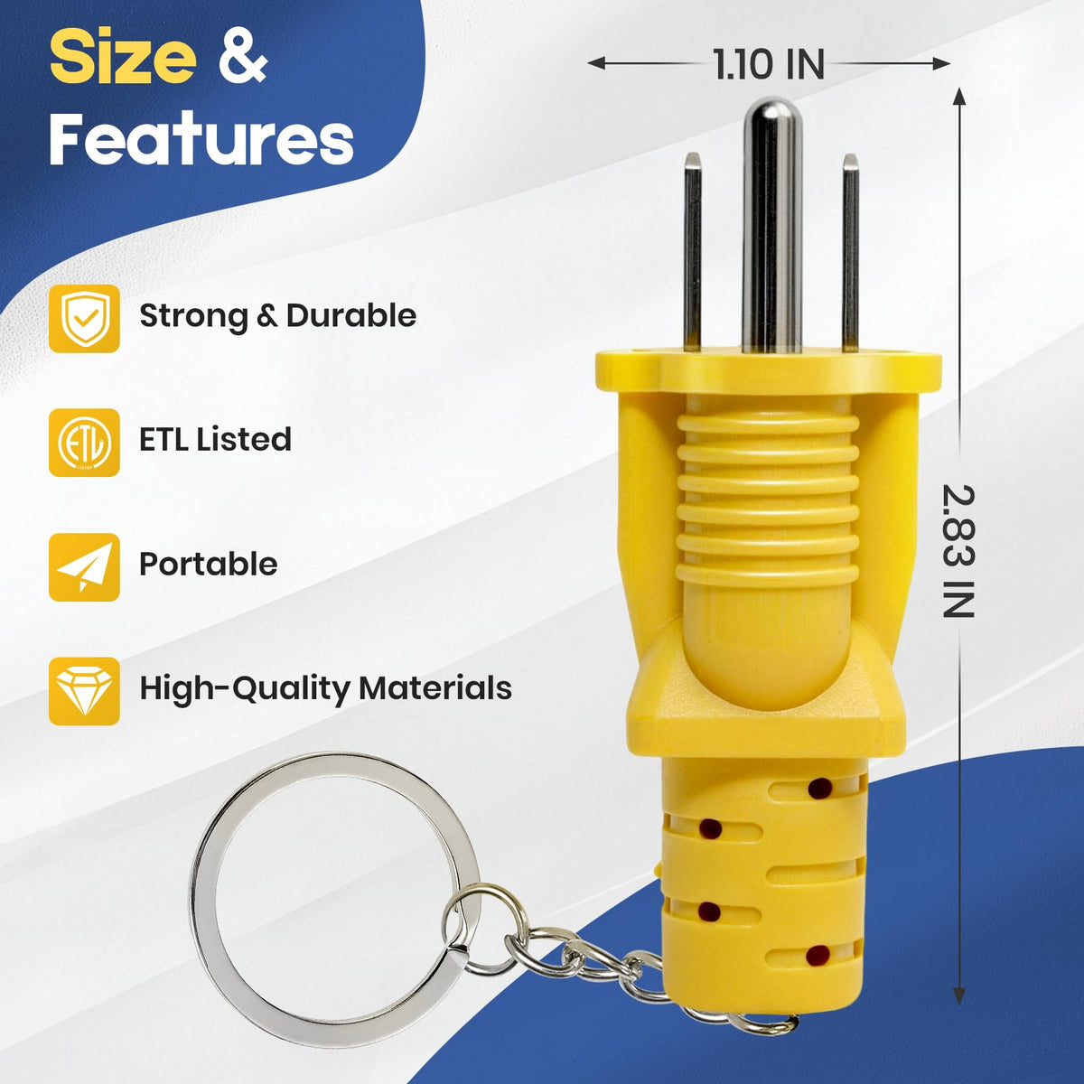 CORDMITPRO floating neutral adapter fixes grounding detection for inverter generators during RV trips.