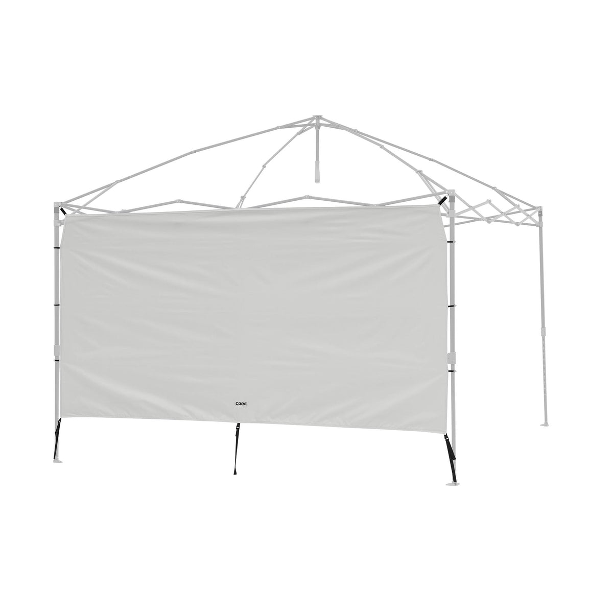 CORE Sunwall made from durable 150D fabric withstands outdoor use.