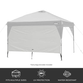 CORE Sunwall with integrated guyline keeps the canopy stable in breeze.