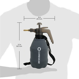 CoreGear adjustable brass nozzle provides fine mist or long spray