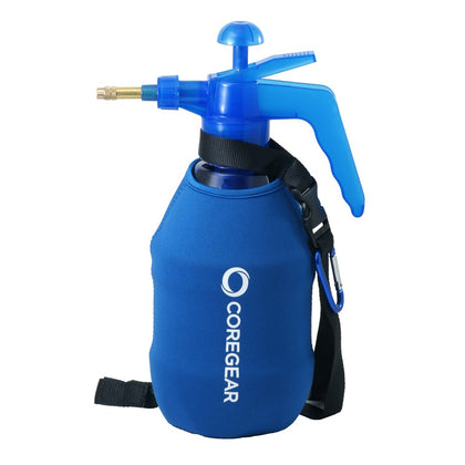 CoreGear Ultra Cool XL bottle mist cools you on hot days with an adjustable spray.