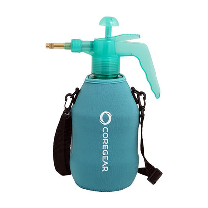 CoreGear Ultra Cool XLS teal mister bottle with neoprene sleeve for longer cold refreshment