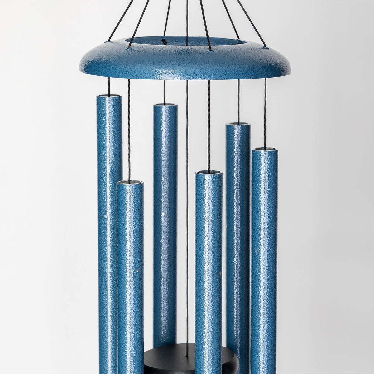 Corinthian Bells 36-inch aluminum chime in a backyard setting