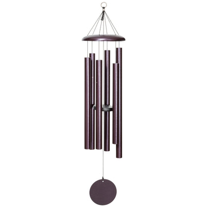 Corinthian Bells Plum wind chime for outdoor decor and soothing garden sounds.