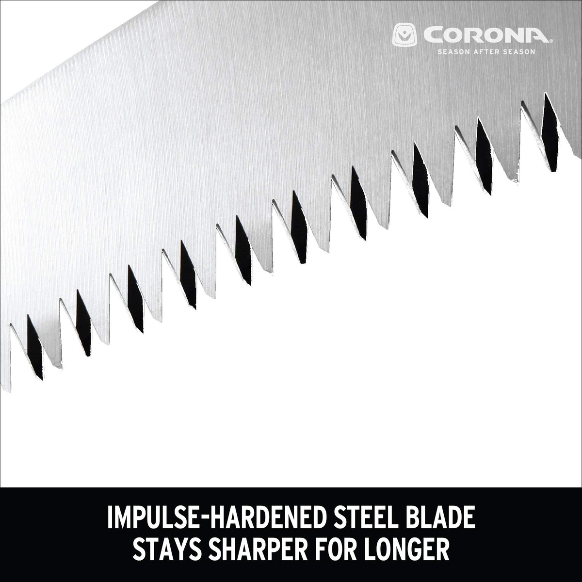 Corona RS 7245 curved blade in action pruning branches