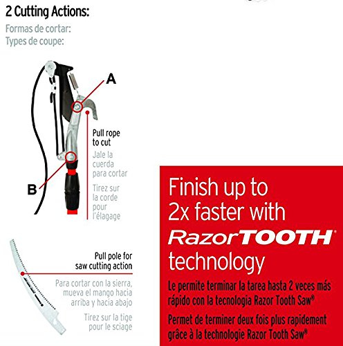 Corona TP 6870 MAX 14-foot pole extended for high pruning reach