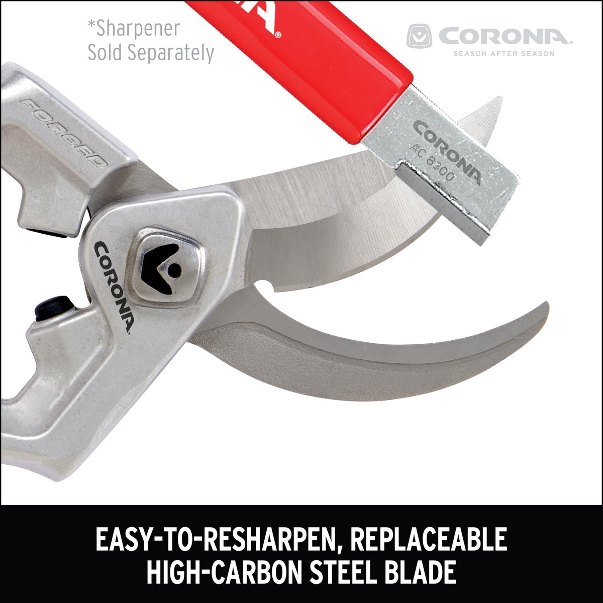 Corona XSeries Pro Bypass Pruner handles overgrowth and seasonal yard tasks.
