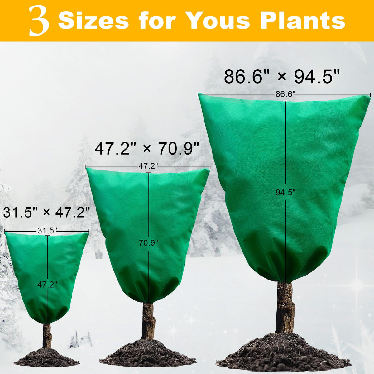 Coruden all-season plant protection two-pack ready for garden use