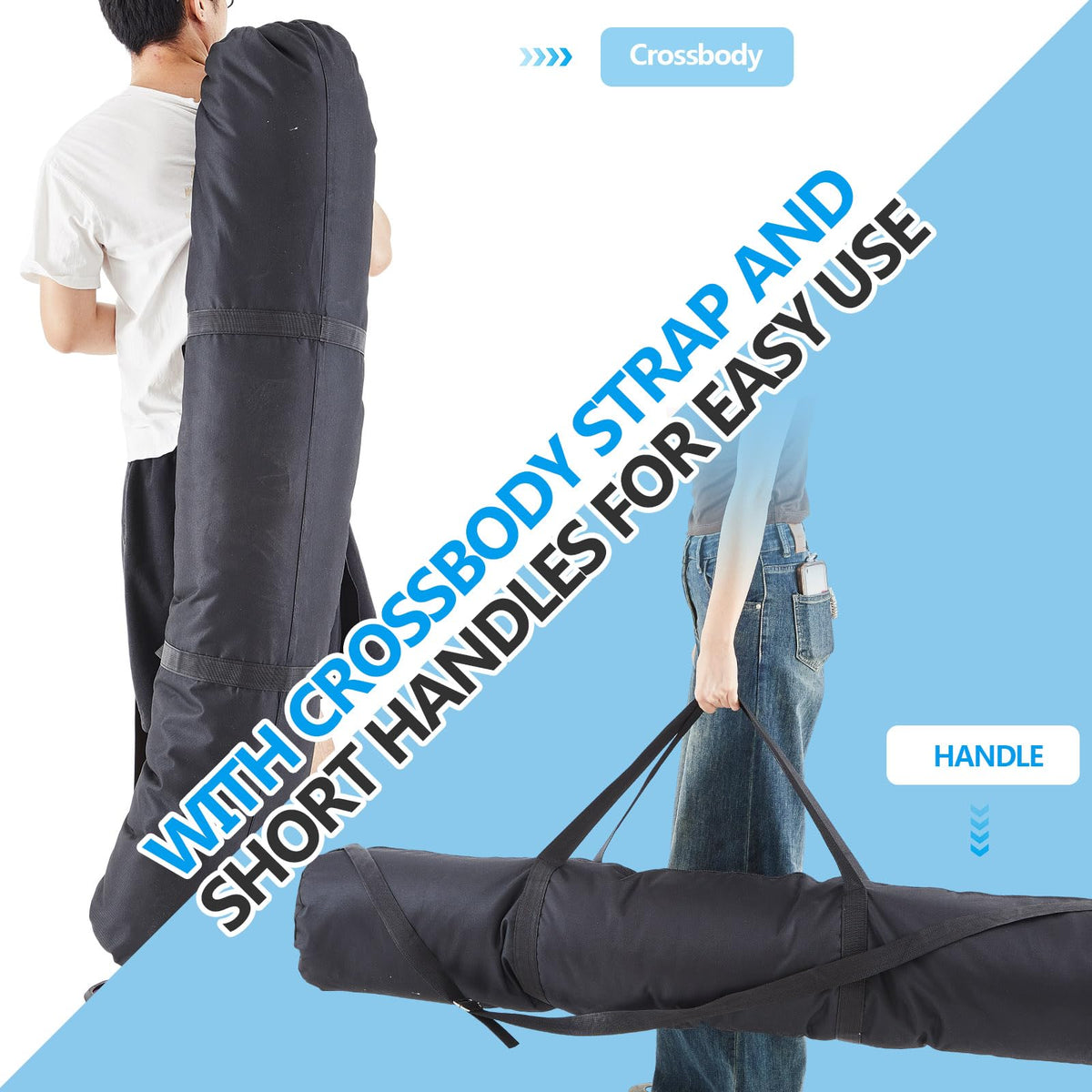 Cosblank end-to-end zipper offers easy access to contents in the field