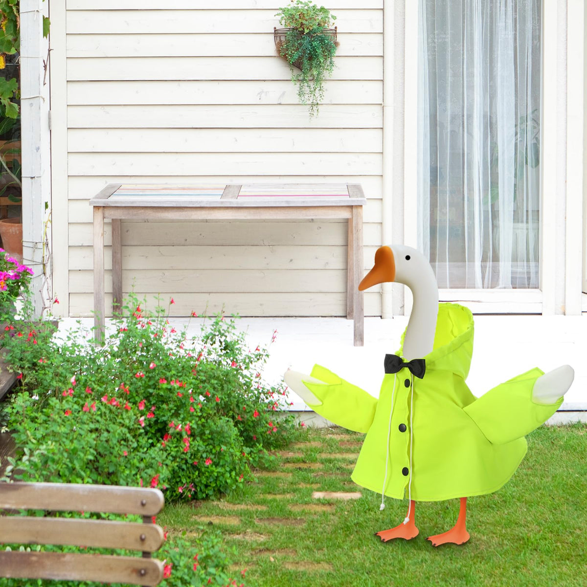 Cosblank goose outfit package includes one set ready to decorate.