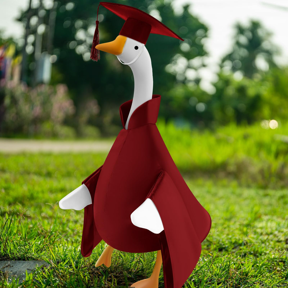 Cosblank graduation goose outfit packaging included for easy set-up