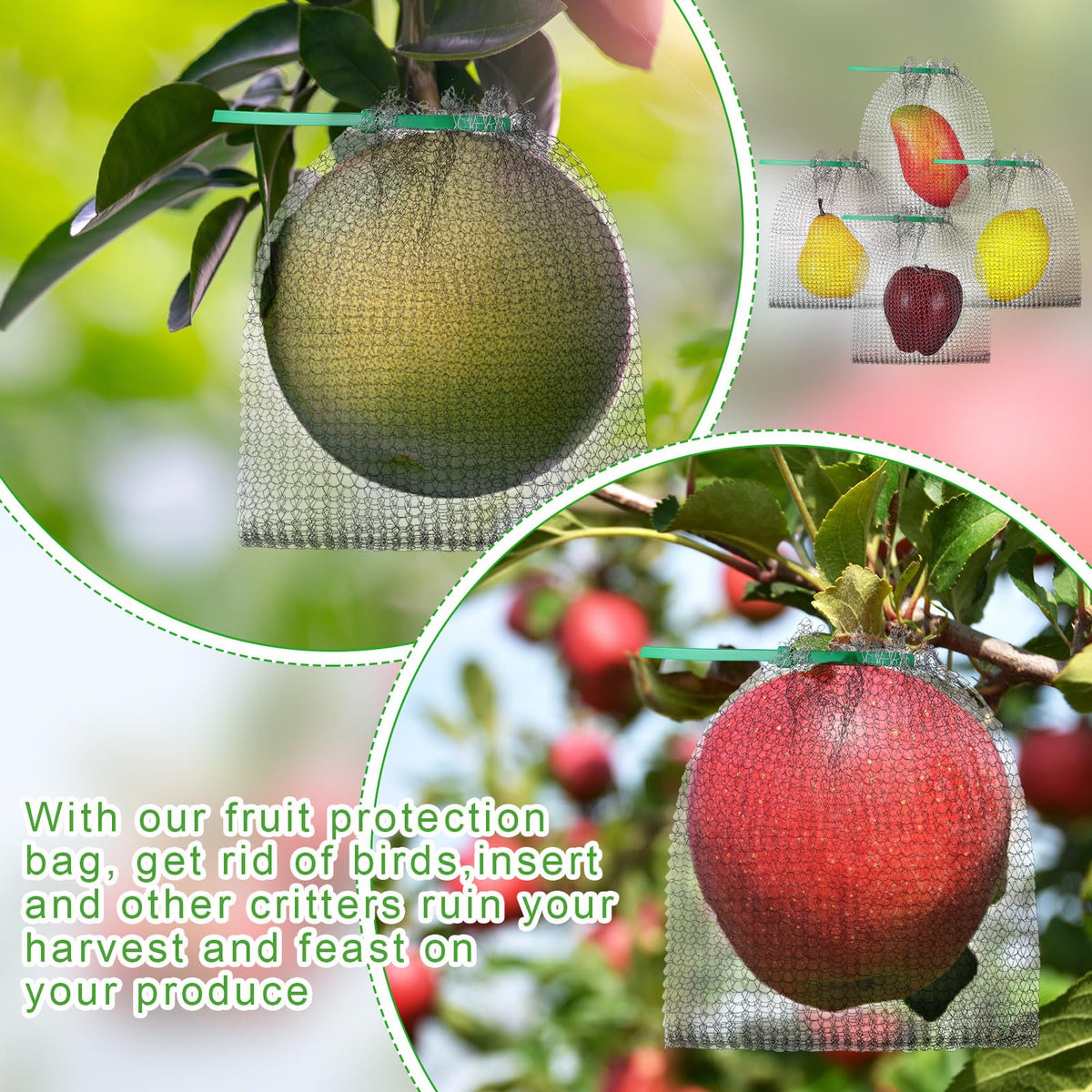 Cosblank netting design provides airflow while deterring pests.