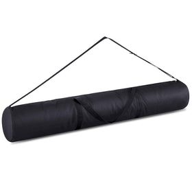 Cosblank tailgate flagpole duffle bag, full view, spacious main compartment for easy gear access