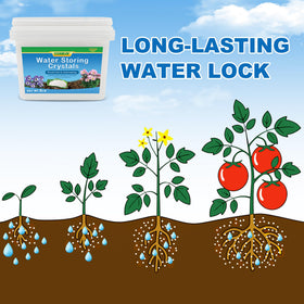 Cosbur 5lb packaging highlighting long-lasting moisture for planters