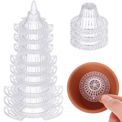 CoscosX bonsai mesh pad with cone design improves drainage and soil retention.