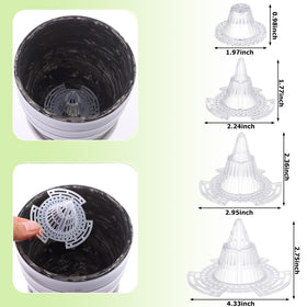 CoscosX pot hole mesh pad in four sizes enhances soil containment and airflow.