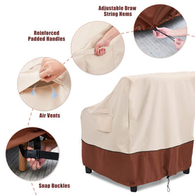 COSFLY cover with adjustable straps keeps chair secure in wind