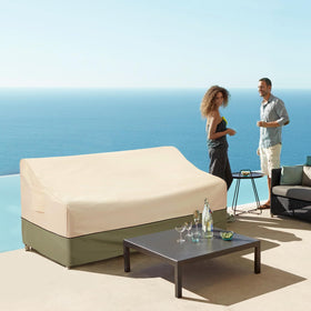 COSFLY beige outdoor cover complements any patio style while protecting seating