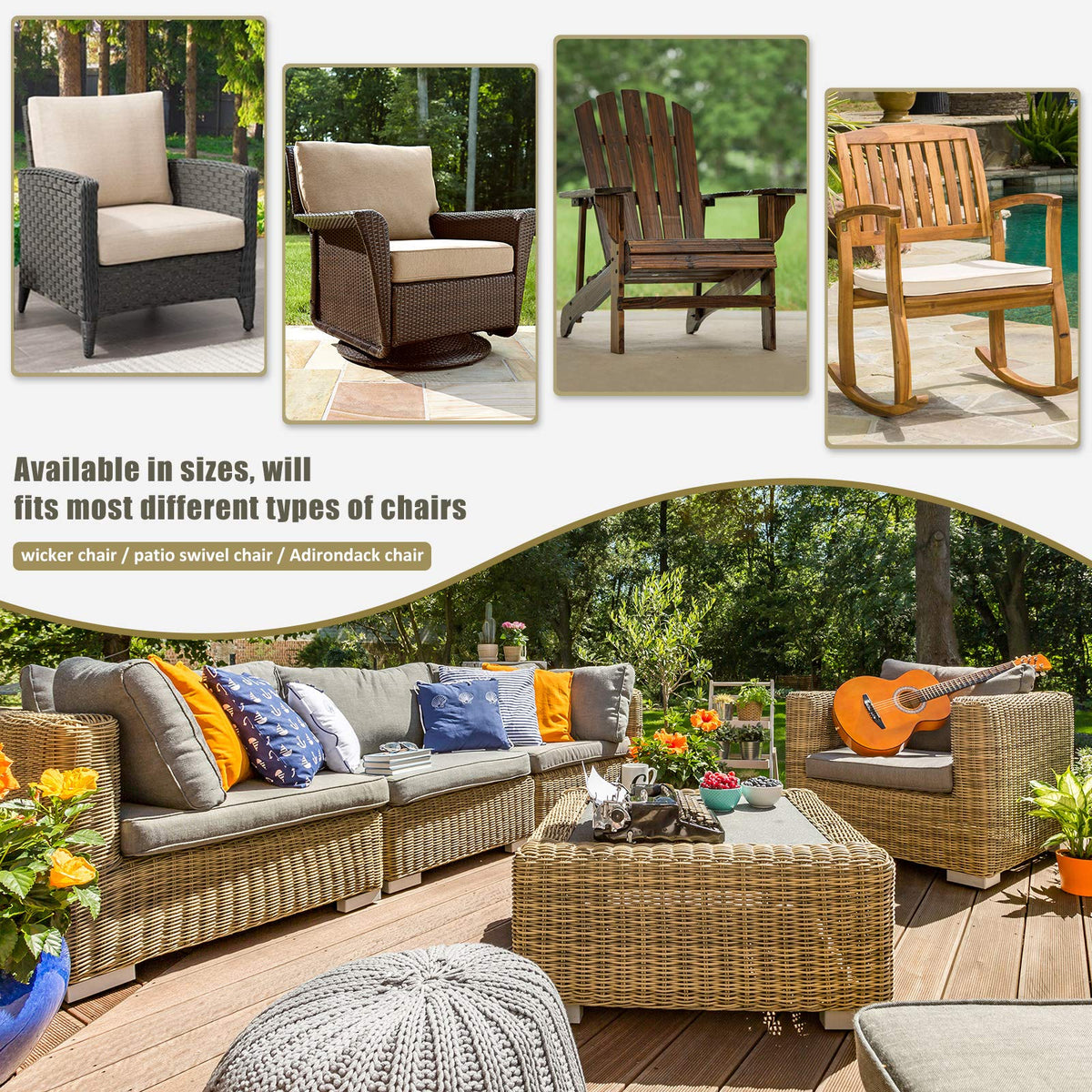 COSFLY breathable vent feature, reduces condensation and keeps chairs dry.