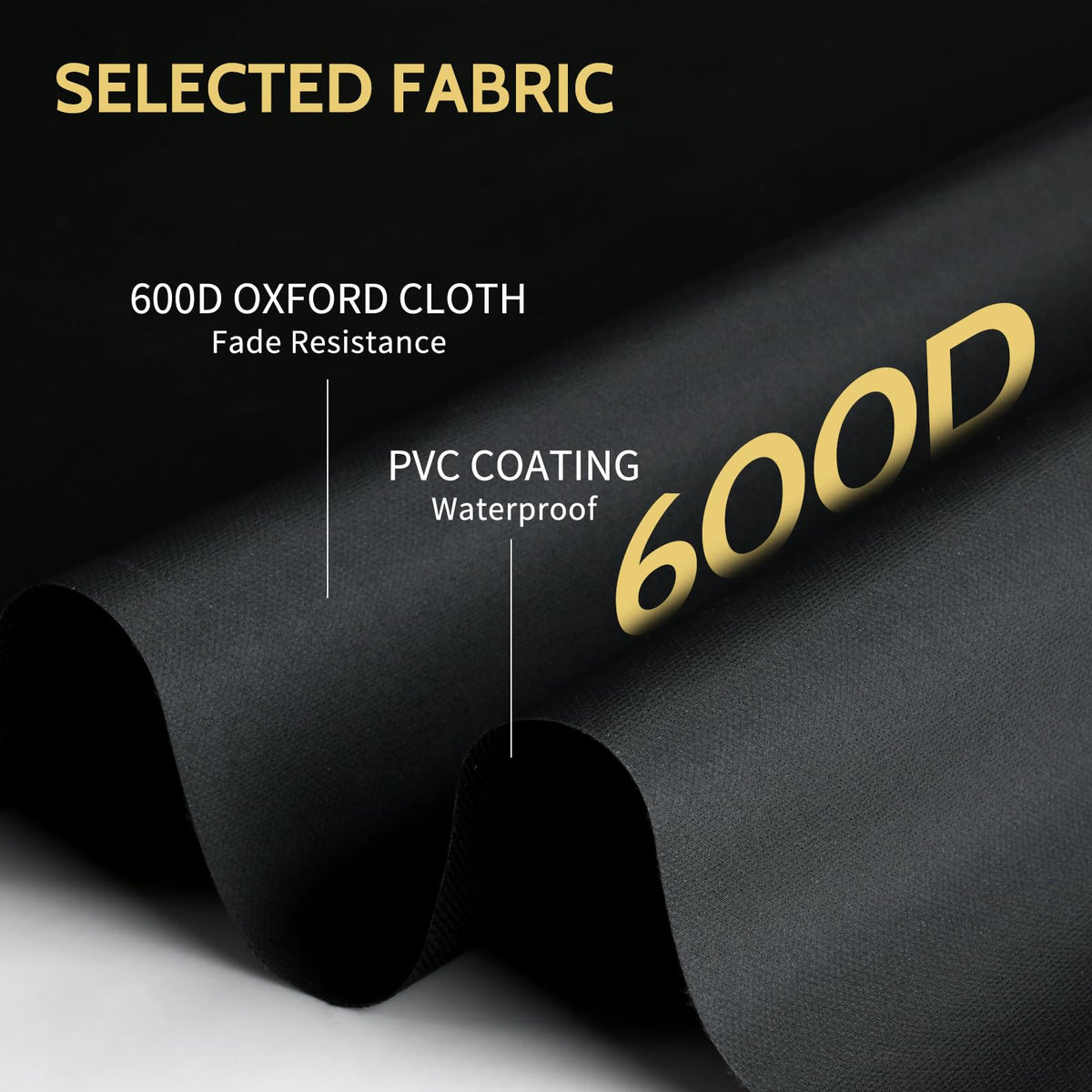 COSFLY chair cover with air vents reduces condensation and wind lofting.