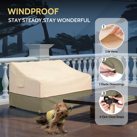 COSFLY vent system reduces condensation and wind lofting.