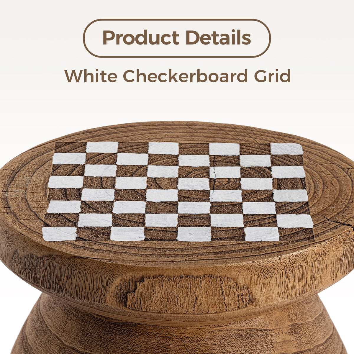 COSIEST chessboard table on lightweight MgO base supports outdoor gatherings.