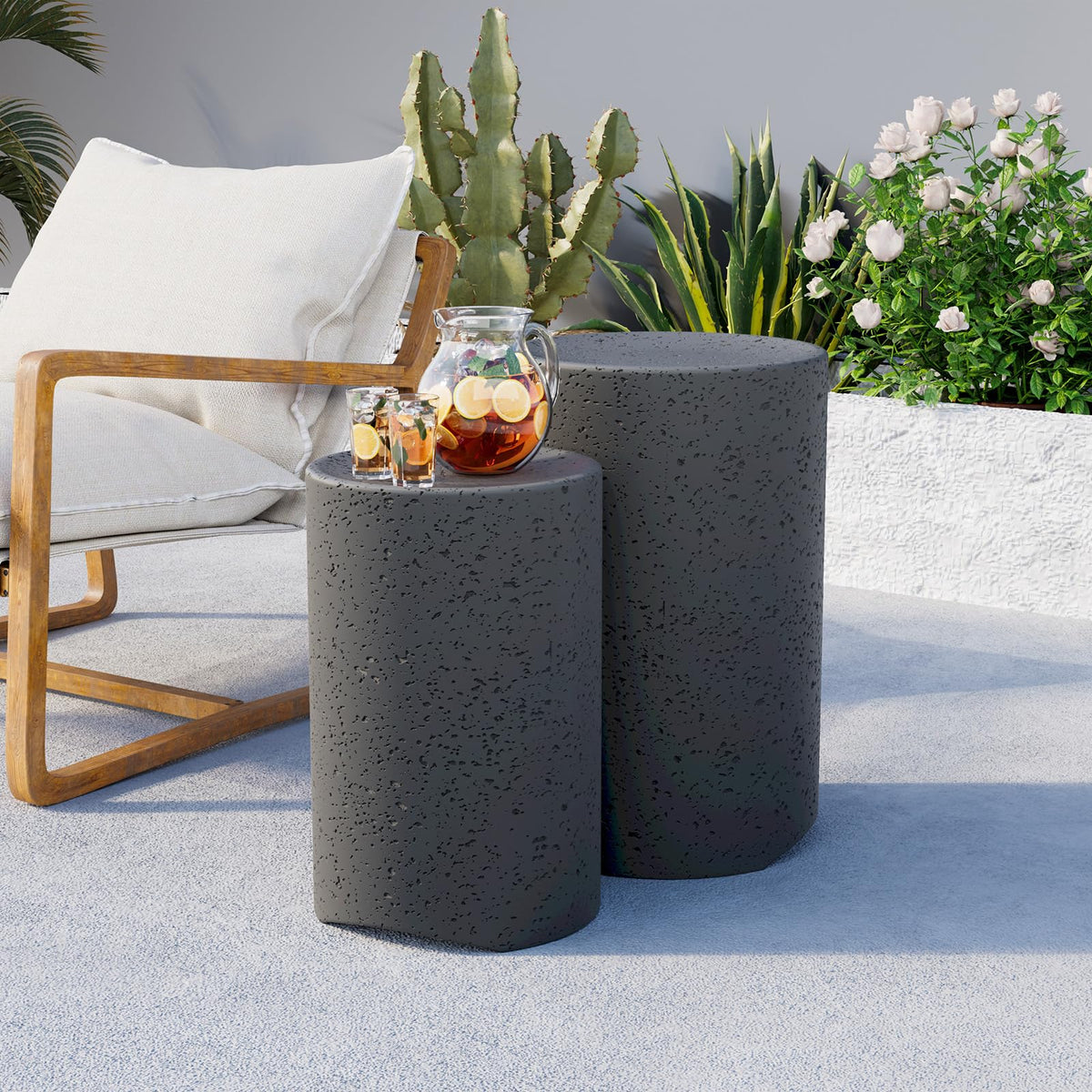 COSIEST easy-to-move end table design helps rearrange spaces.