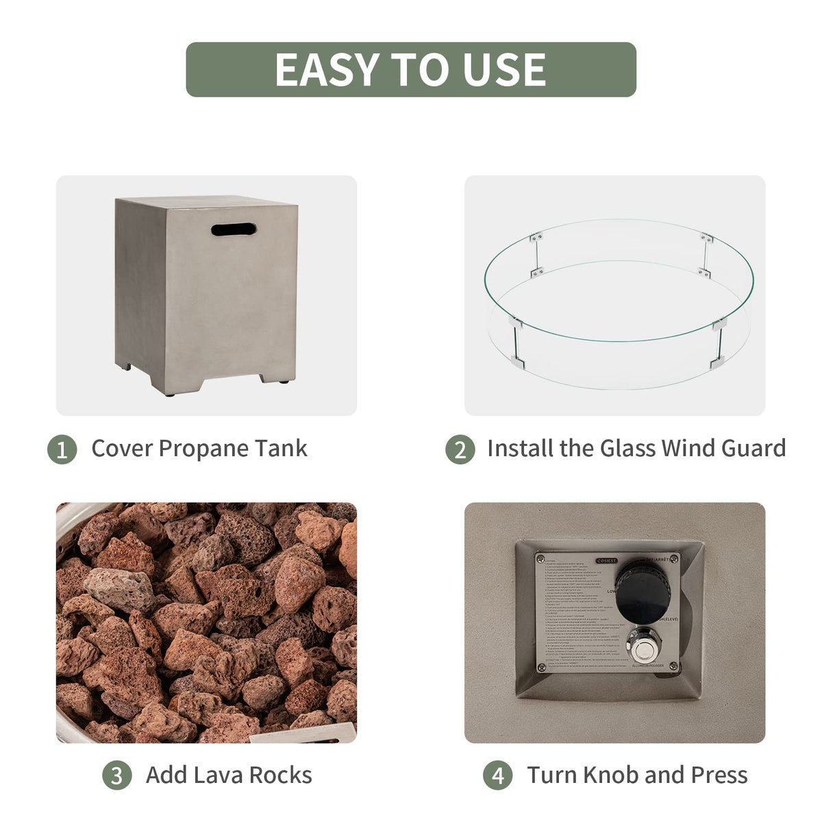 COSIEST magnesium oxide construction built for outdoor durability